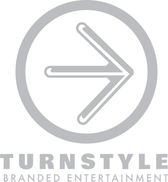 A logo of the turnstyle brand.