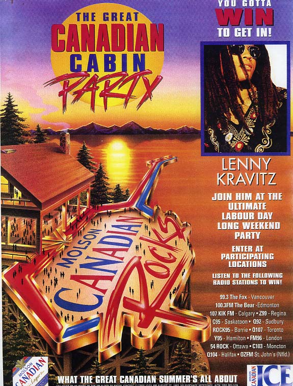A poster of the canadian cabin party