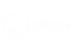 A green background with the word pep in white.