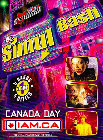 A poster of canada day with the words simul bassi